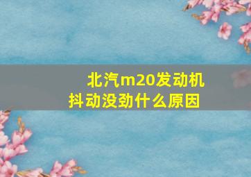 北汽m20发动机抖动没劲什么原因