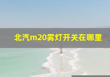 北汽m20雾灯开关在哪里