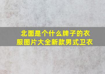 北面是个什么牌子的衣服图片大全新款男式卫衣