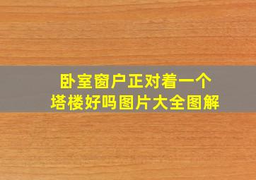 卧室窗户正对着一个塔楼好吗图片大全图解