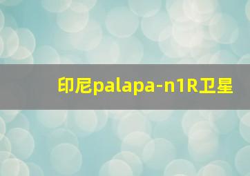 印尼palapa-n1R卫星