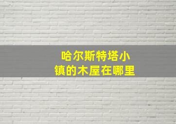 哈尔斯特塔小镇的木屋在哪里