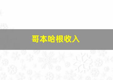 哥本哈根收入