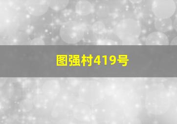 图强村419号