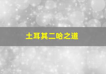 土耳其二哈之道