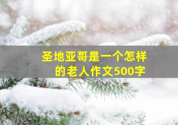 圣地亚哥是一个怎样的老人作文500字