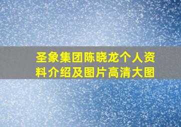 圣象集团陈晓龙个人资料介绍及图片高清大图