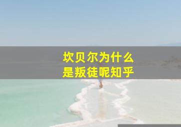 坎贝尔为什么是叛徒呢知乎