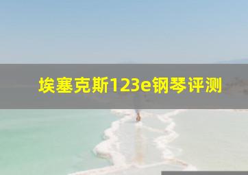 埃塞克斯123e钢琴评测