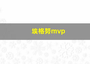 埃格努mvp