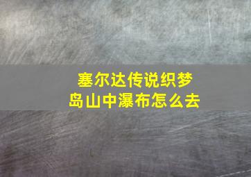 塞尔达传说织梦岛山中瀑布怎么去