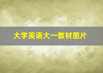 大学英语大一教材图片