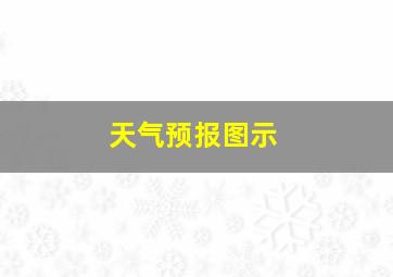 天气预报图示