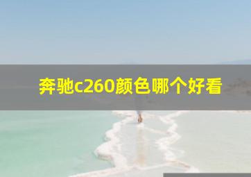 奔驰c260颜色哪个好看