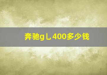 奔驰g乚400多少钱