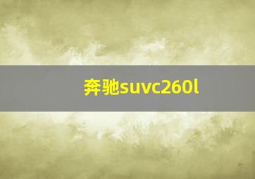 奔驰suvc260l