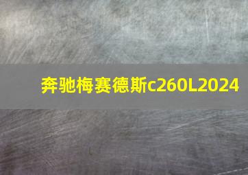 奔驰梅赛德斯c260L2024