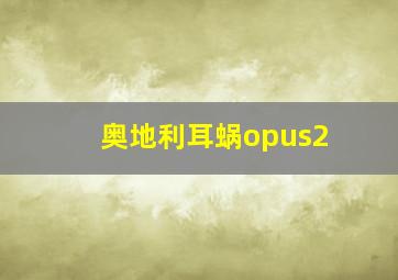 奥地利耳蜗opus2