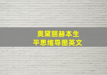 奥黛丽赫本生平思维导图英文