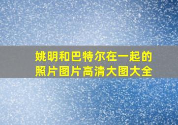 姚明和巴特尔在一起的照片图片高清大图大全