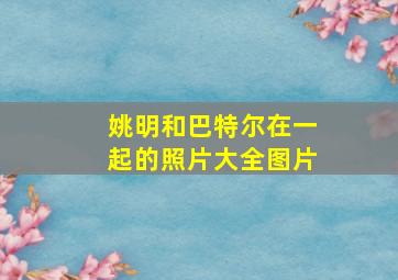 姚明和巴特尔在一起的照片大全图片