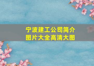 宁波建工公司简介图片大全高清大图