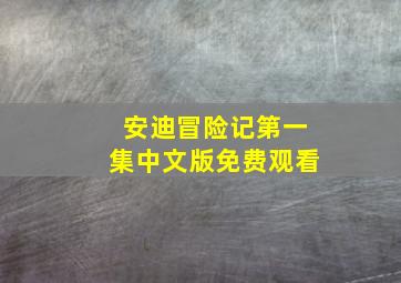 安迪冒险记第一集中文版免费观看