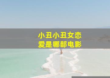 小丑小丑女恋爱是哪部电影