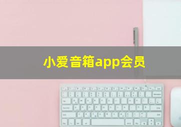 小爱音箱app会员