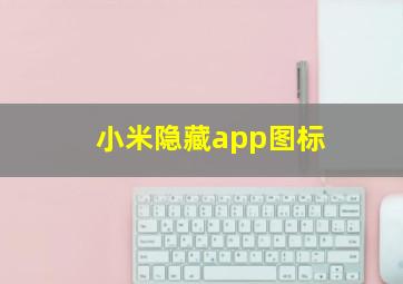 小米隐藏app图标