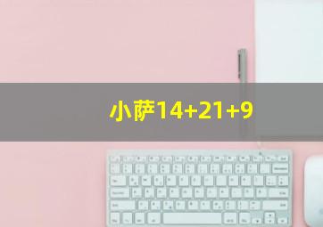 小萨14+21+9