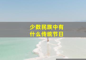 少数民族中有什么传统节日