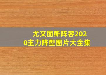 尤文图斯阵容2020主力阵型图片大全集