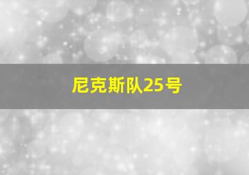 尼克斯队25号