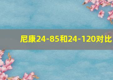 尼康24-85和24-120对比