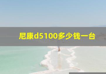 尼康d5100多少钱一台