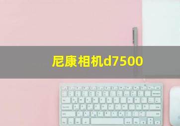 尼康相机d7500