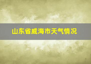 山东省威海市天气情况