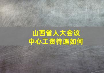 山西省人大会议中心工资待遇如何