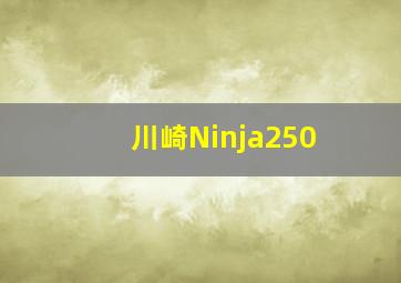 川崎Ninja250