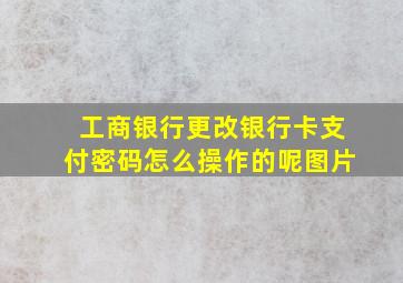 工商银行更改银行卡支付密码怎么操作的呢图片