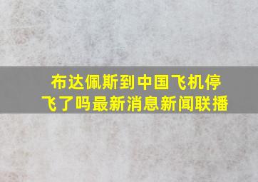 布达佩斯到中国飞机停飞了吗最新消息新闻联播