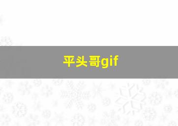 平头哥gif