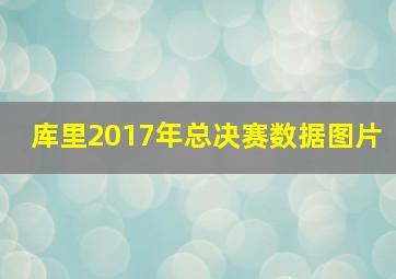 库里2017年总决赛数据图片