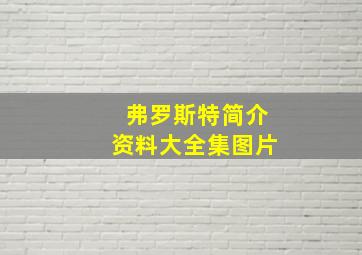 弗罗斯特简介资料大全集图片