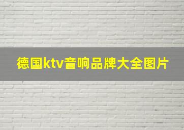 德国ktv音响品牌大全图片