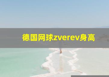 德国网球zverev身高