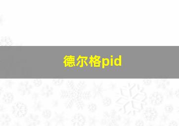 德尔格pid