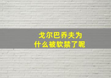 戈尔巴乔夫为什么被软禁了呢