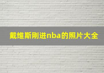 戴维斯刚进nba的照片大全